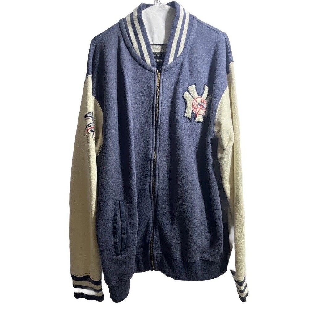 Yankees Red Jacket, Cotton/Polyester 2XL. Baseball
